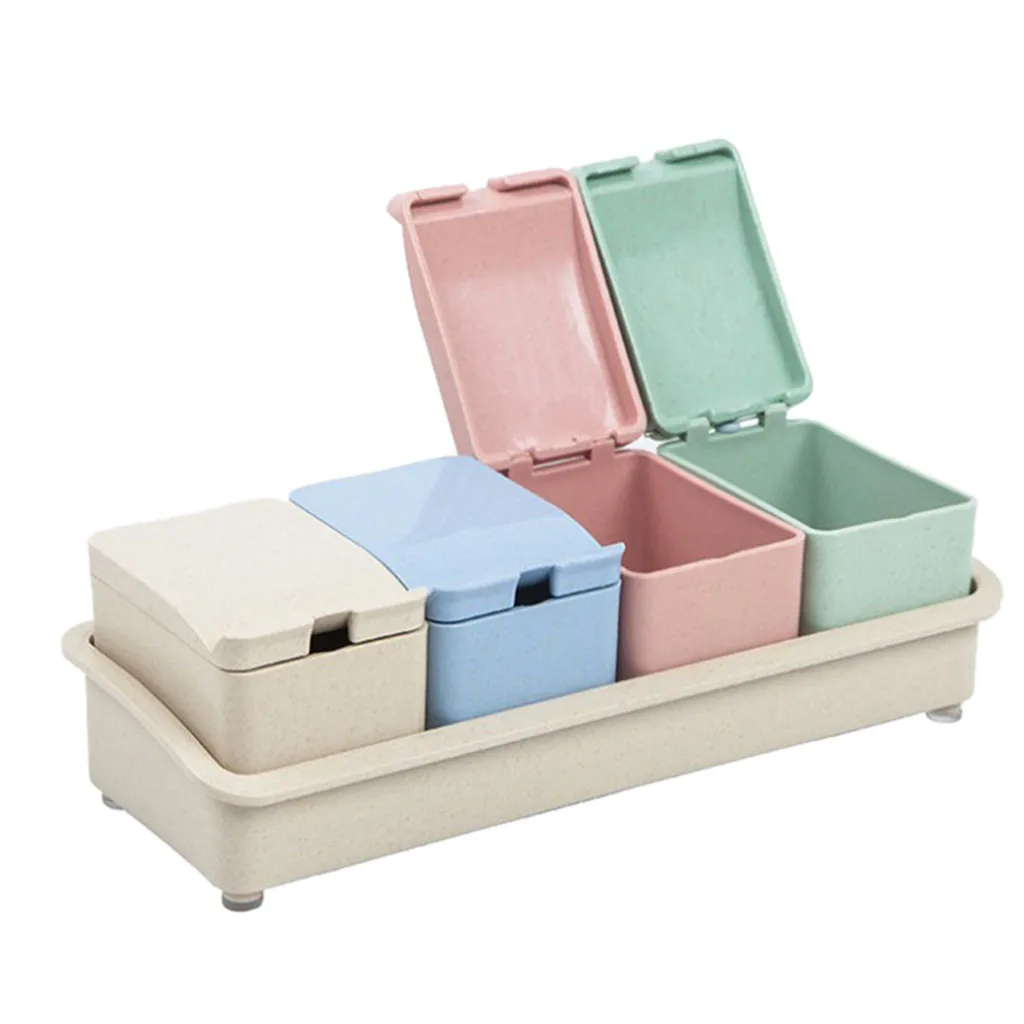 Приправа стойки горшки для специй коробка хранения контейнерная приправа банка