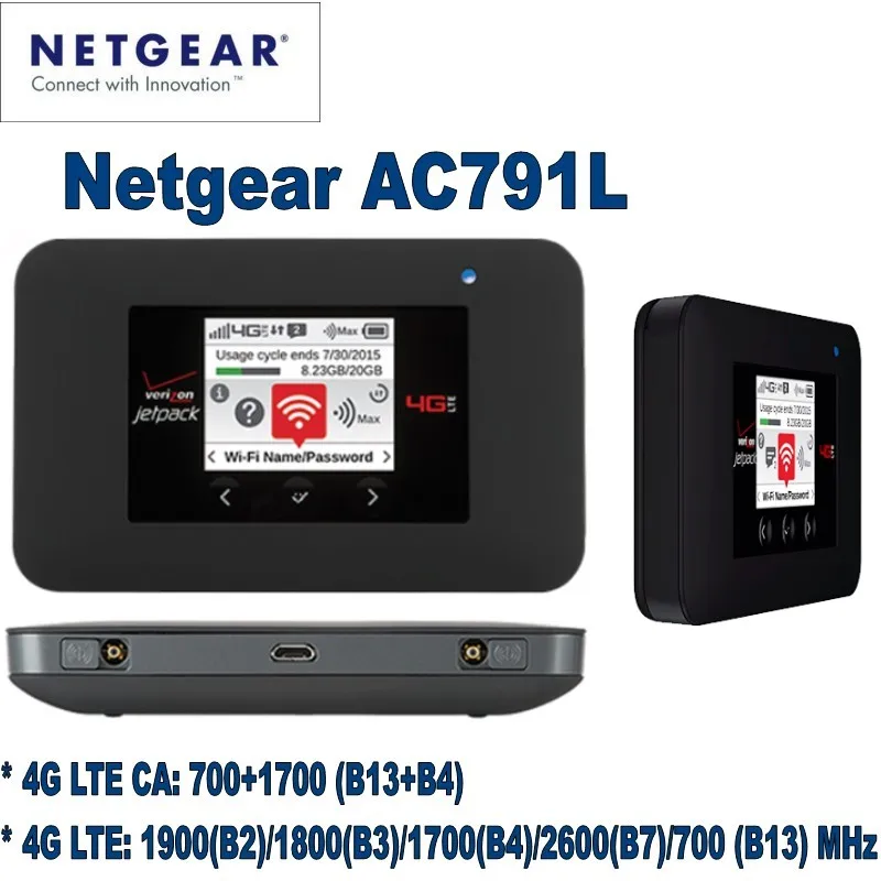 Мобильная точка доступа Netgear AC791L Verizon Jetpack 4G LTE с 2 антеннами|hotspot mobile|antenna mobileantenna 4g |