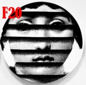 Изысканная мода Milan rosenthal Piero fornasetti тарелки чистый красочный цвет иллюстрации подвесные блюда образец комнаты/дома/отеля украшения - Цвет: U
