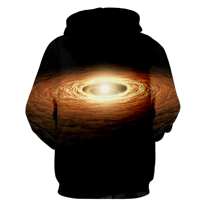 Худи мужское приталенное с объемным рисунком в стиле Харадзюку|Мужские