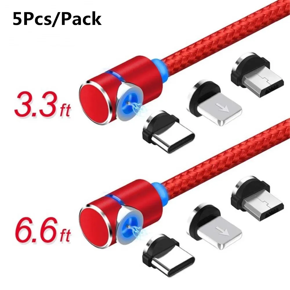 Магнитный кабель Micro USB для iPhone X 8 7 6 Plus pin IOS/Micro USB/USB C Type зарядный кабель|Зарядные