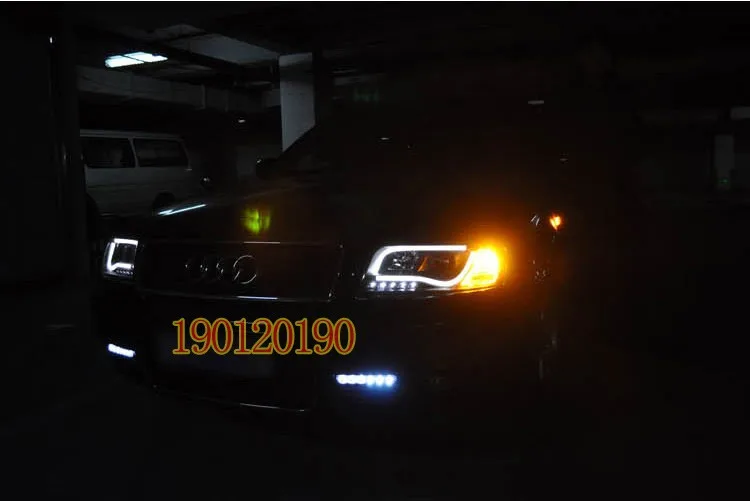 JGD абсолютно стиль для Audi A6 светодиодный налобный фонарь 1997-2004 Биксеноновая фара светодиодный DRL Автомобильные фары