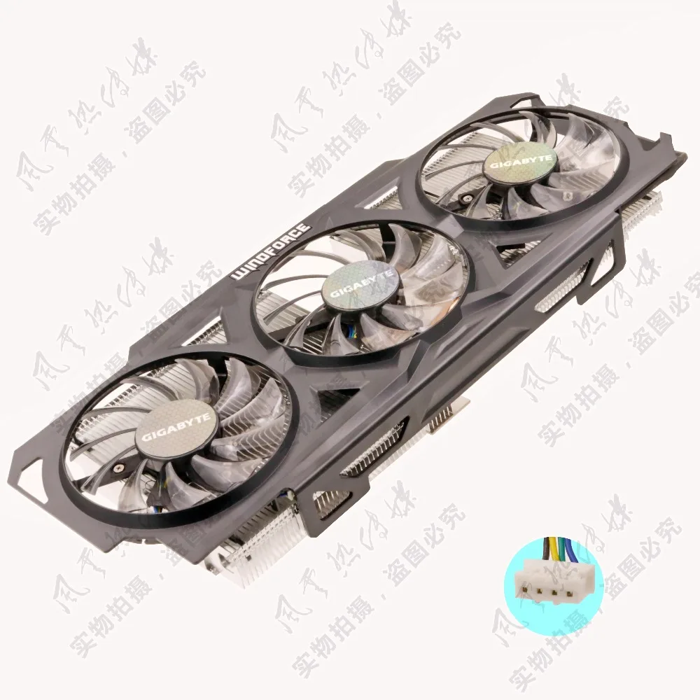 Радиатор для видеокарты Gigabyte GV-N760OC-2GD, совместимый с Quadro 4000 5000 6000