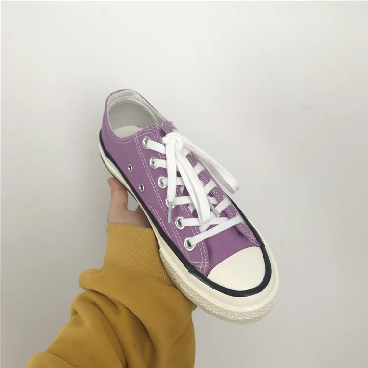 Высокая Женская модная парусиновая повседневная обувь повседневные кроссовки