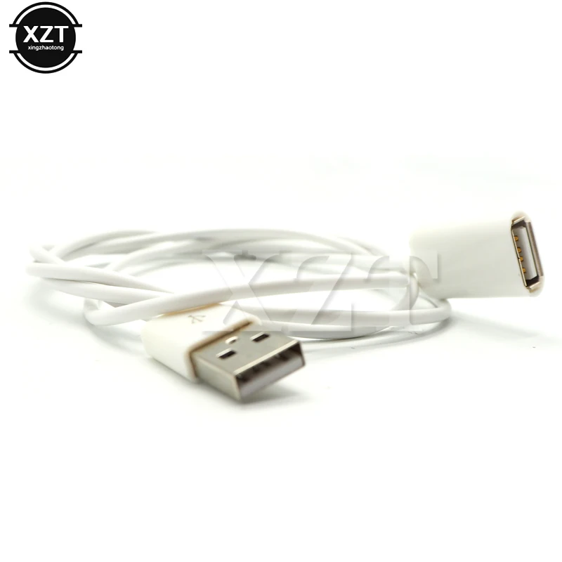 Новинка удлинитель данных 1 м USB 2 0 штекер гнездо зарядный дополнительный кабель