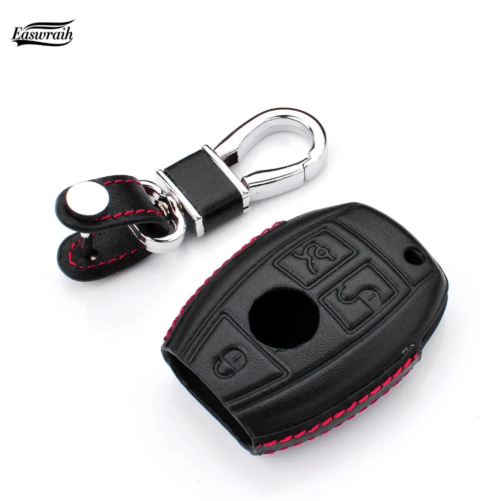 Чехол для ключей из натуральной кожи 4D сумка кошелек Mercedes Benz W205 211 212 221 C117 W166 A B C E S R