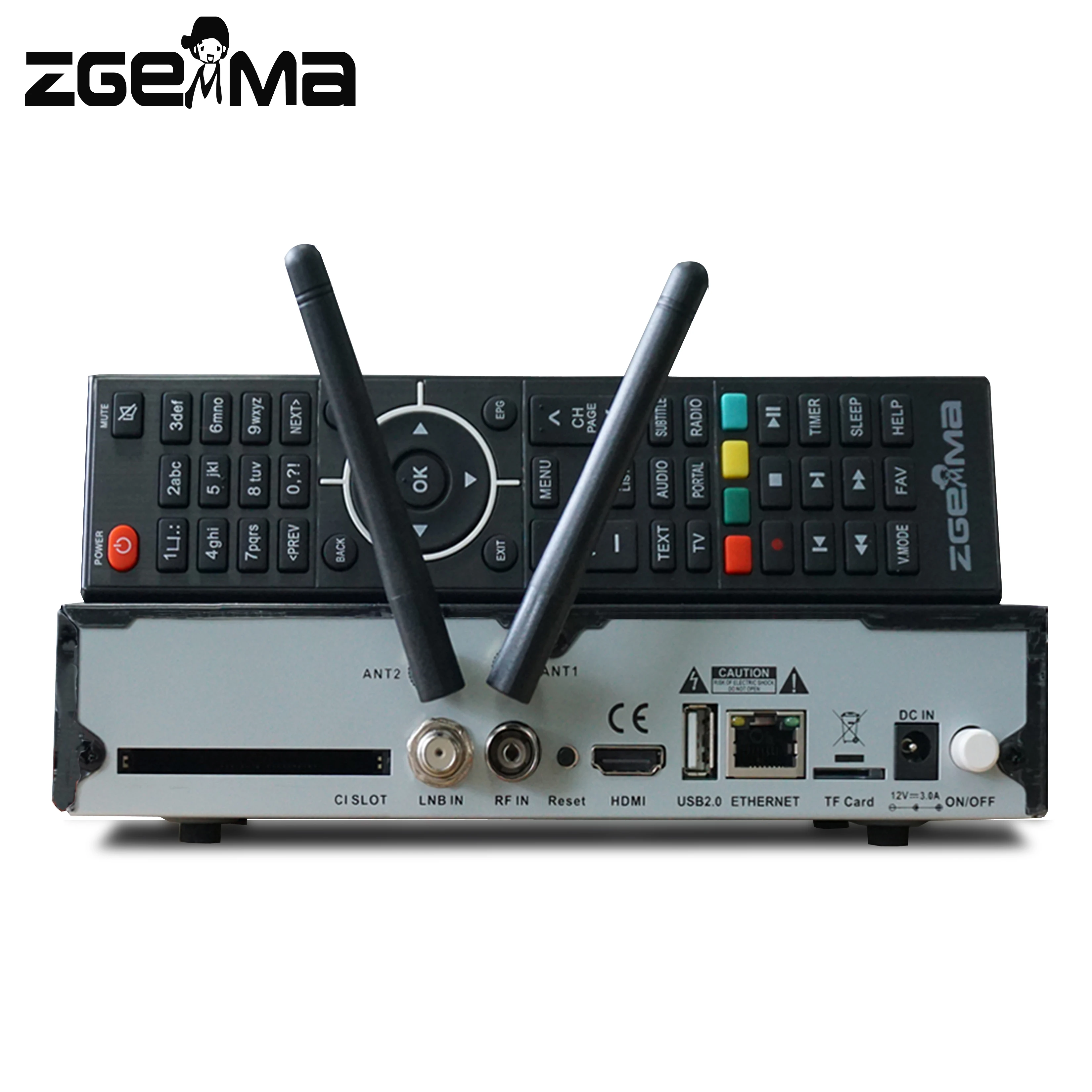 2 шт./партия zgemma h9combo Enigma2 DVB S2X+ DVB C/T2 wifi Встроенный CA& CI