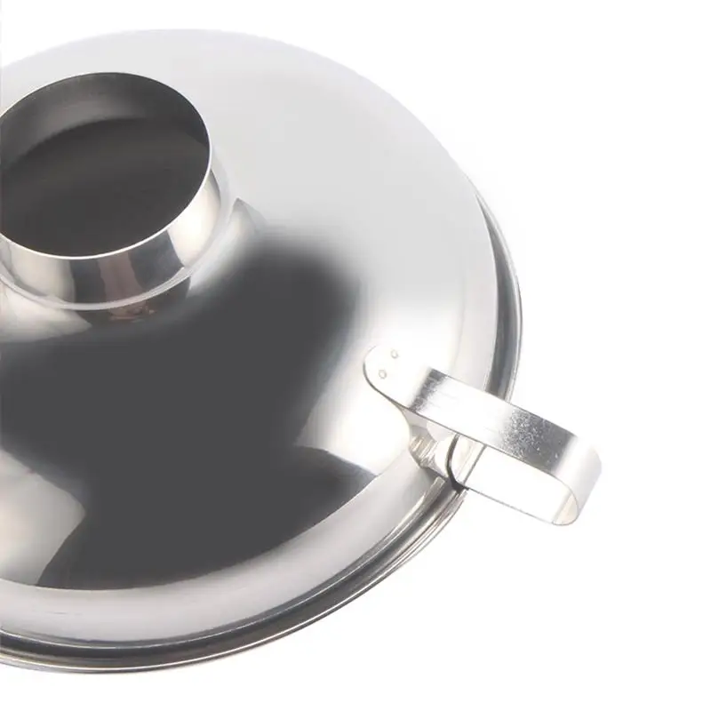 Нержавеющая сталь Воронка Кухня масла воронка для жидкости металлическая со