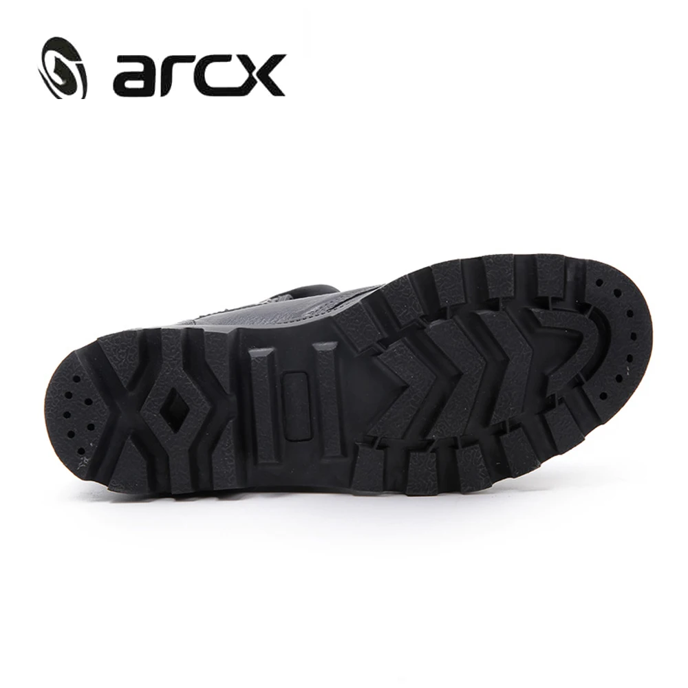 Мужские кожаные мотоциклетные ботинки ARCX ретро байкерские для отдыха и верховой