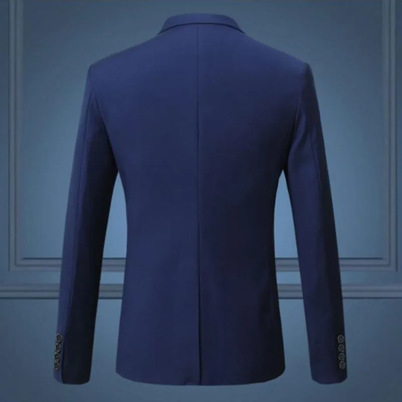 

Y-490 Blazer Men Casual Wedding Prom Dinner One Button Jacket White Men Coat Tuxedo Men Suit Blazers Terno Masculino Slim Fit