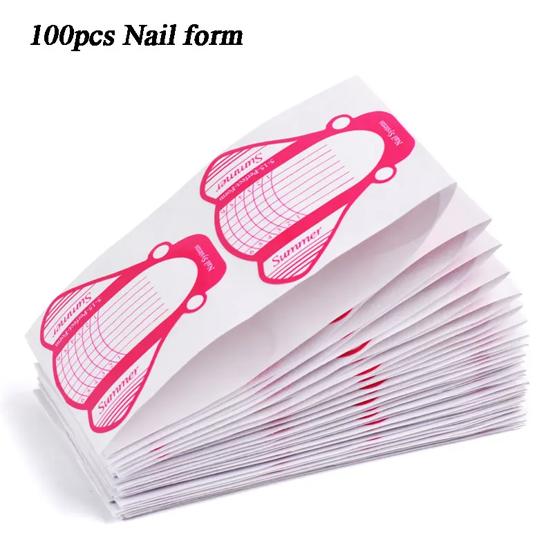 Nail form Fengshangmei УФ-Гель-лак для ногтей, длинный лак для ногтей, строительный лак, конструктор, камуфляжный дизайн ногтей, гель для наращивания - Цвет: Nail form