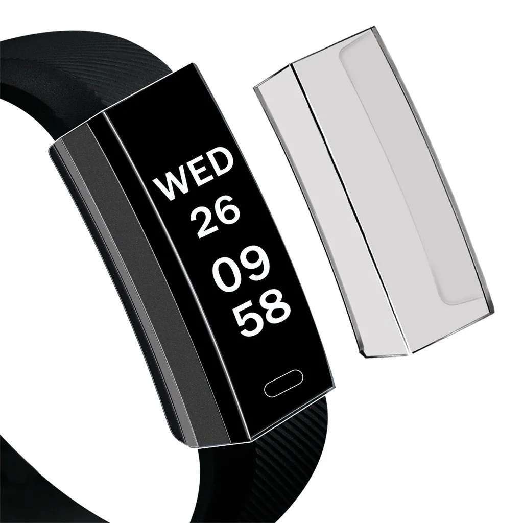 A Ультратонкий Мягкий защитный силиконовый чехол из ТПУ Для Fitbit Alta HR носимые устройства умные часы SmartWatch relogio inteligente - Цвет: A