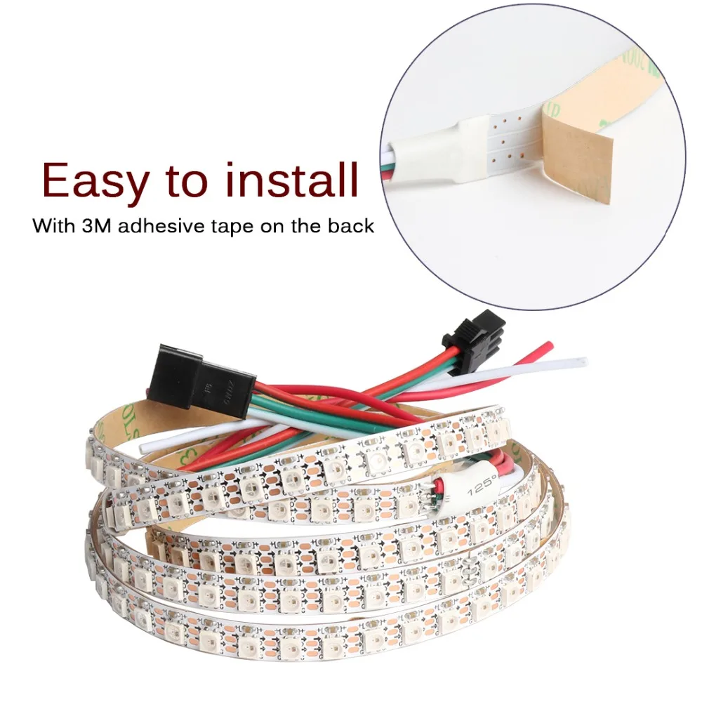 Светодиодная ленсветильник SK6812 Mini 3535 RGB SMD DC 5 В 1 м 2 144 светодиодов/м