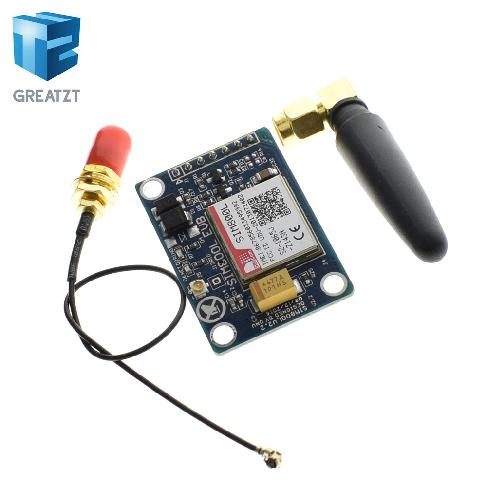 SIM800L V2.0 5 В Беспроводной gsm gprs модуль Quad Band w/Телевизионные антенны кабель Кепки|gprs