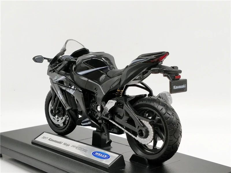 Welly 1:18 Kawasaki NINJA ZX10 RR литой мотоцикл