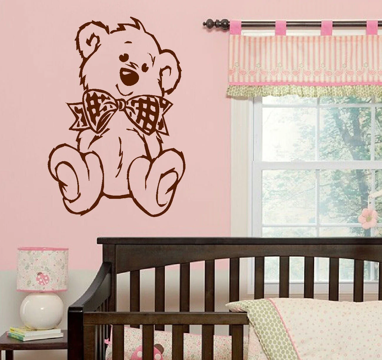 D315 Большой Детский плюшевый медвежонок настенный стикер переводная наклейка 100%