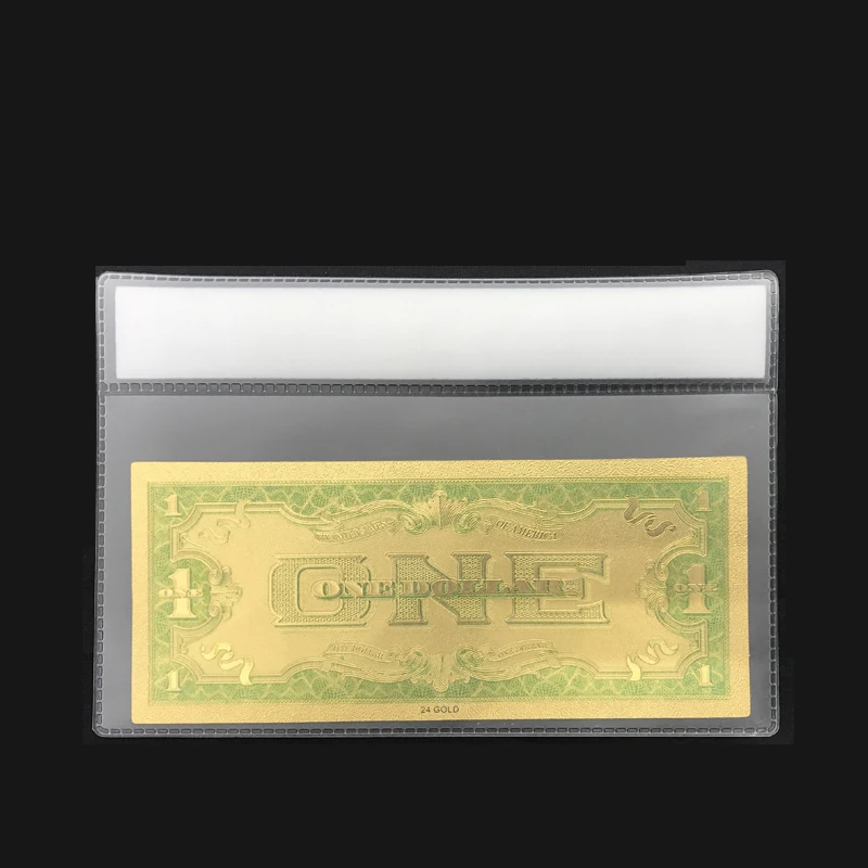 Цветная американская позолоченная банкнота 1928 USD 1 доллар поддельные деньги счет