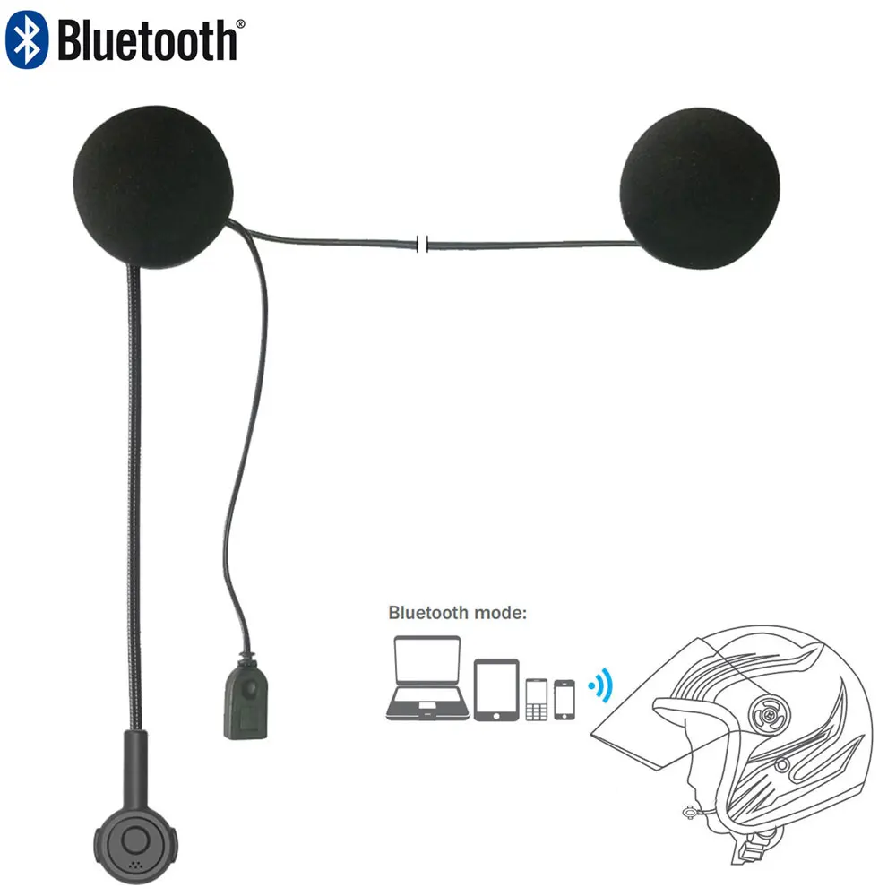 Беспроводные наушники MH02 для мотоциклетного шлема Беспроводная Bluetooth 4 1