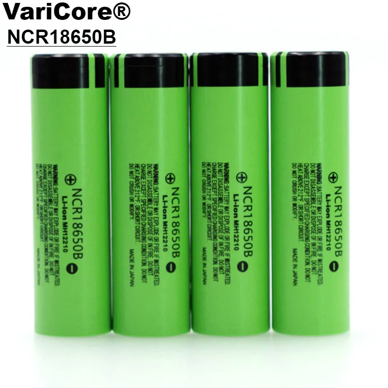 VariCore Новый Оригинальный NCR18650B 18650 литий ионный аккумулятор 3400 мАч 3 7 в для