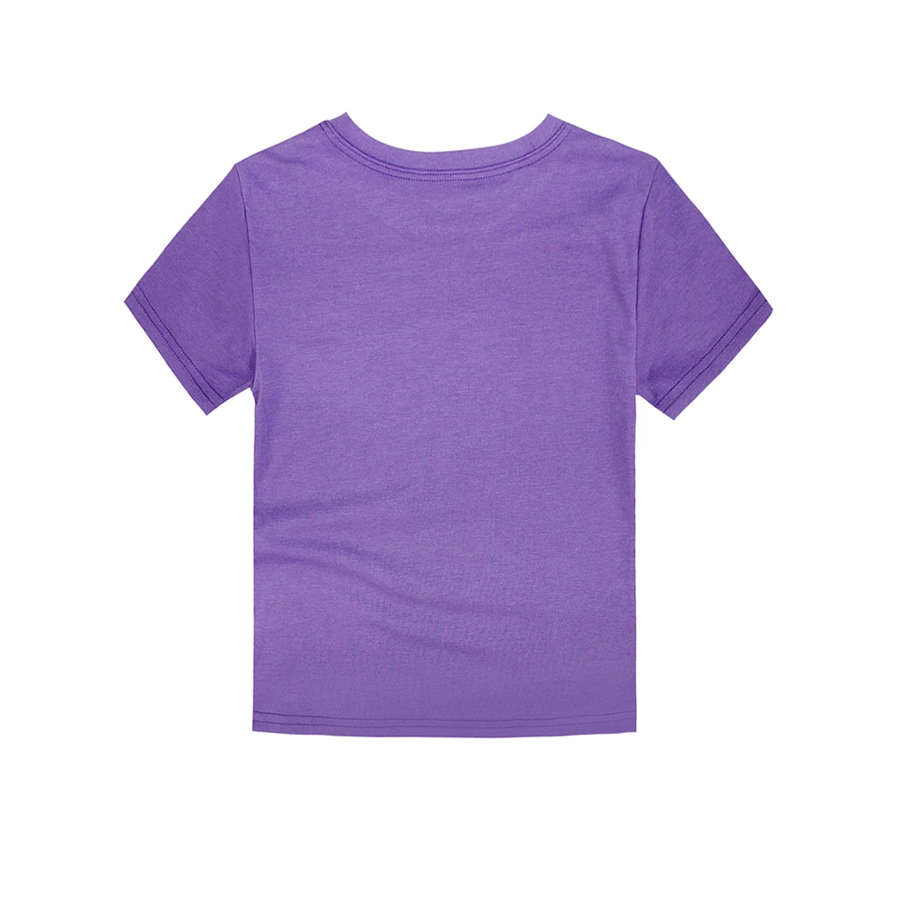 Летние футболки для мальчиков и девочек с коротким рукавом принтом снежинок