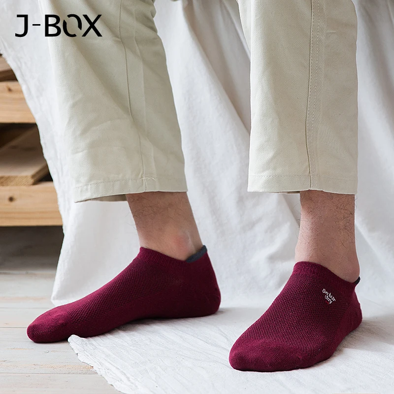 J BOX 3 пар/лот мужские носки по щиколотку эластичные короткие для подростков