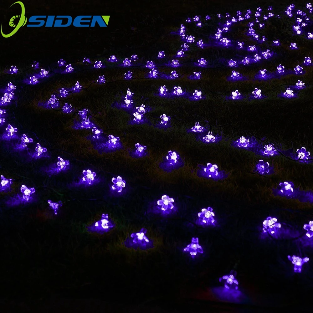 Гирлянда на солнечной батарее 100 светодиодов 7 м 5 м|outdoor solar string lights|100 led solarled fairy