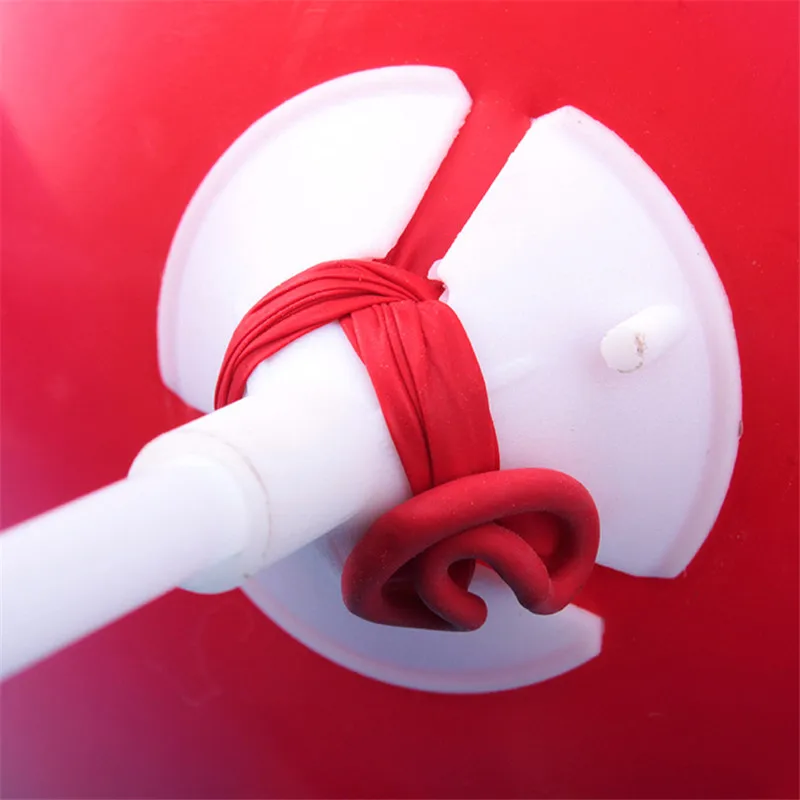 50 Лот Пластик Придерживайтесь стержни для воздушных шаров чашки палочки с Кепки