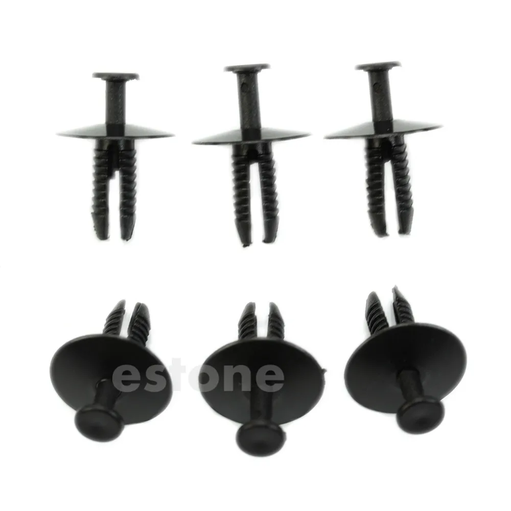 

10pcs 6mm for BMW Push Plastic Rivet Pin Clip- Bumpers, Interior Trim Panel Fascia