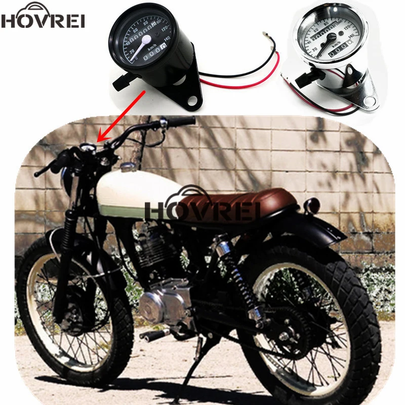 12 В Универсальный мотоцикл двойной одометр датчик скорости измеритель ночник