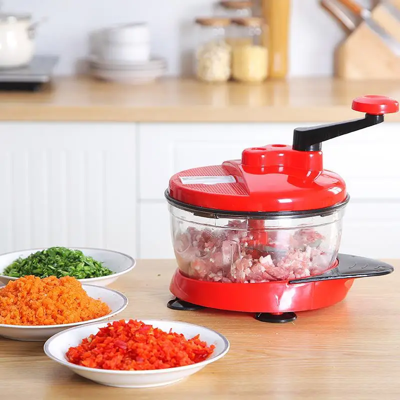 2.5L Manual Meat Processor Mixer Quality Stainless Steel Cutter Multifunctional Hand Carrot Vegetable Grater Dicer Tools | Дом и сад