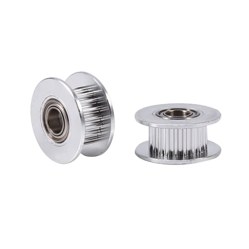 Алюминиевый шкив ремня 2 шт. 5 мм внутренний диаметр ГРМ с подшипником запчасти