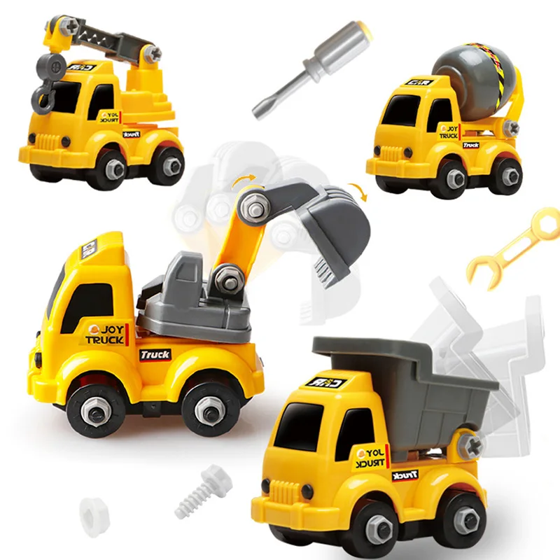 Игрушки для детей модель инженерного автомобиля набор моделей экскаватора