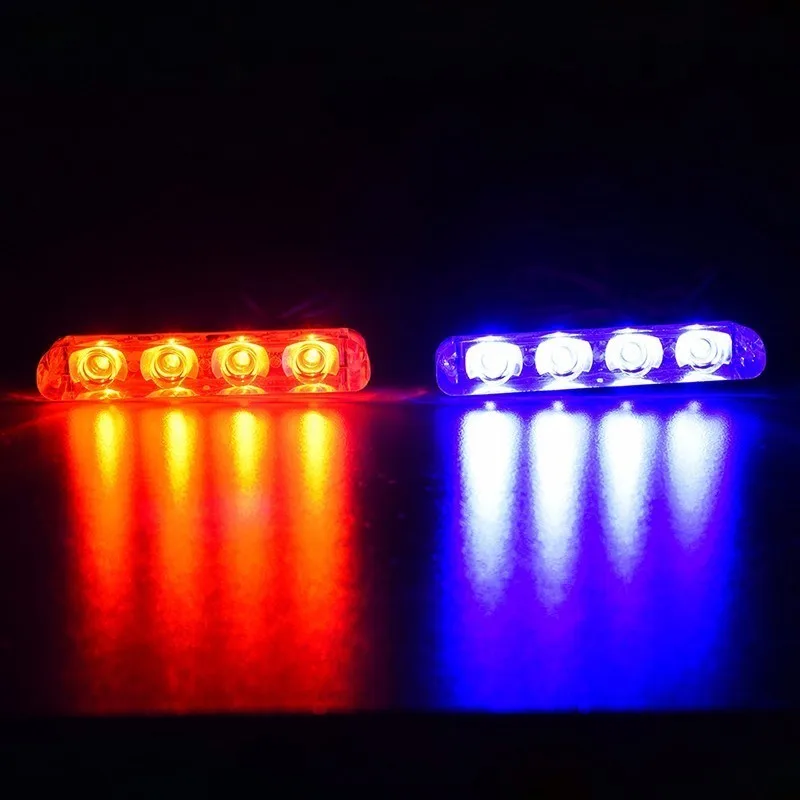 DC 12V Беспроводной дистанционного 4LED скорой помощи полиции светильник лучший