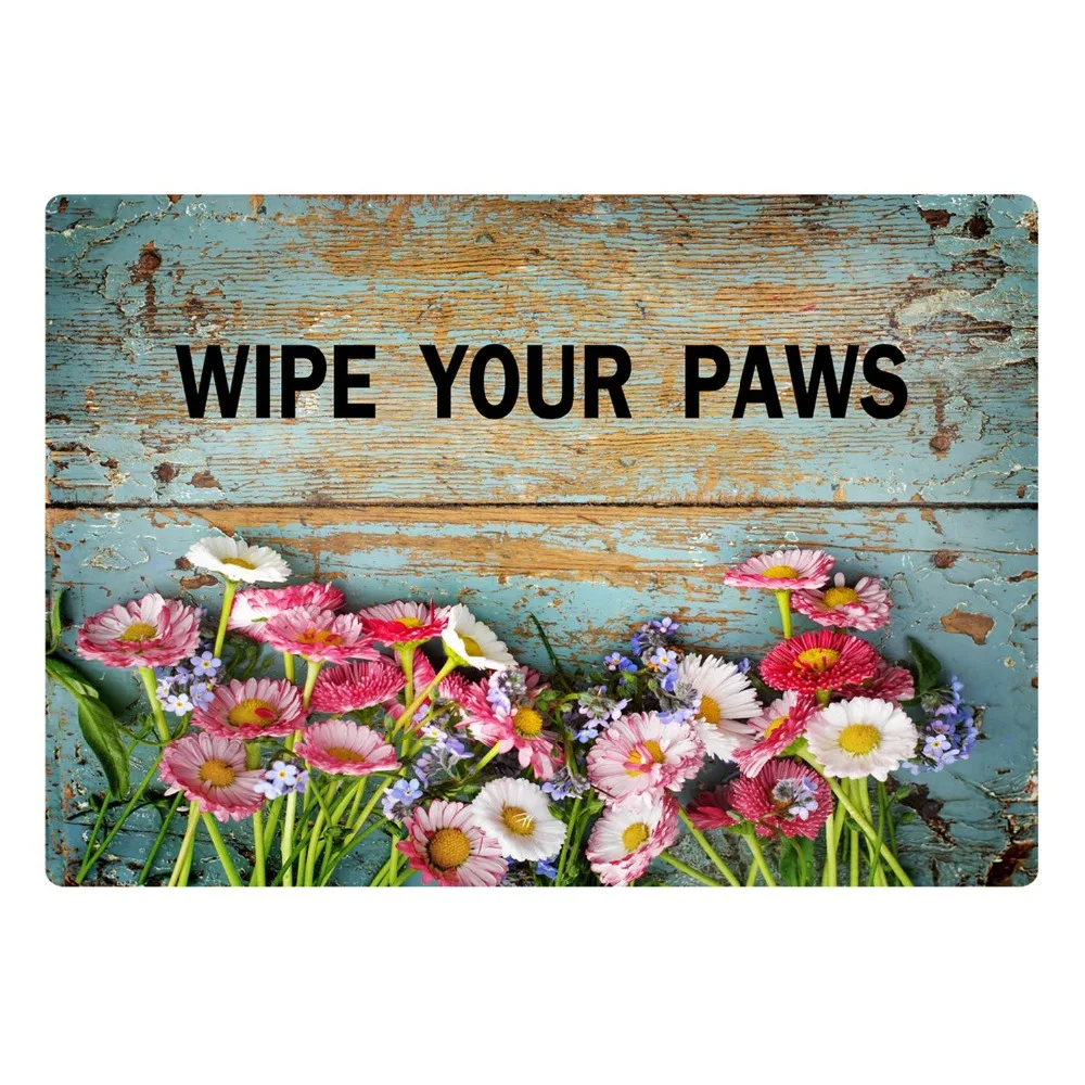 Протрите лапы коврик для передней двери дверной лапки внутри мягкий