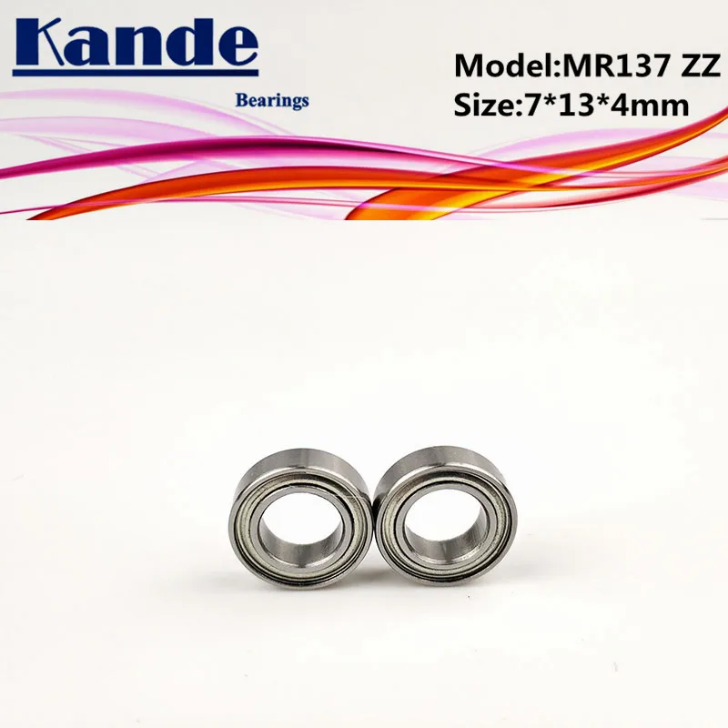 10 шт. Миниатюрные шарикоподшипники Kande MR137ZZ 7x13x4 MR137 MR137|Валы| |