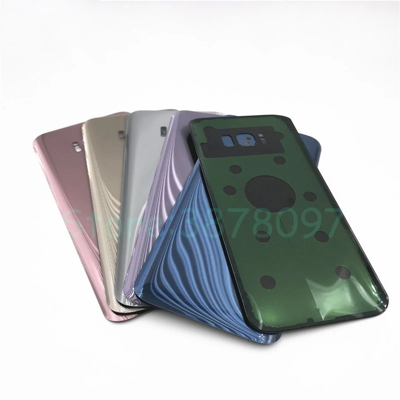 Задняя стеклянная крышка батарейного отсека для Samsung S8 G950F задняя Plus + G955F|Корпусы