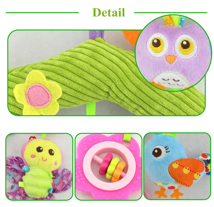 Игрушка на коляску Младенческая Crinkle подвесные игрушки для кроватки кровать