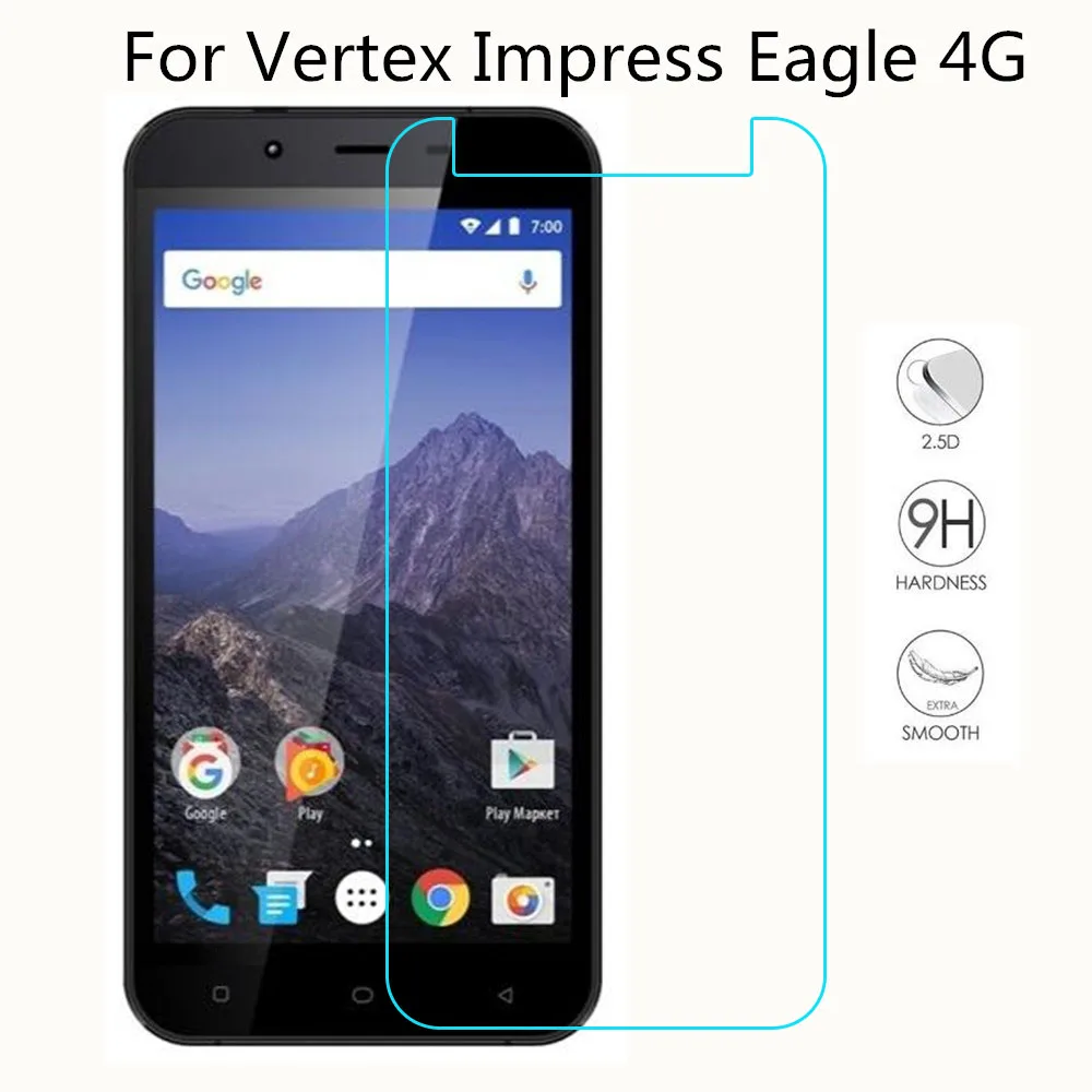 Закаленное стекло для смартфона Vertex Impress Eagle 4G 9H Взрывозащищенная защитная пленка
