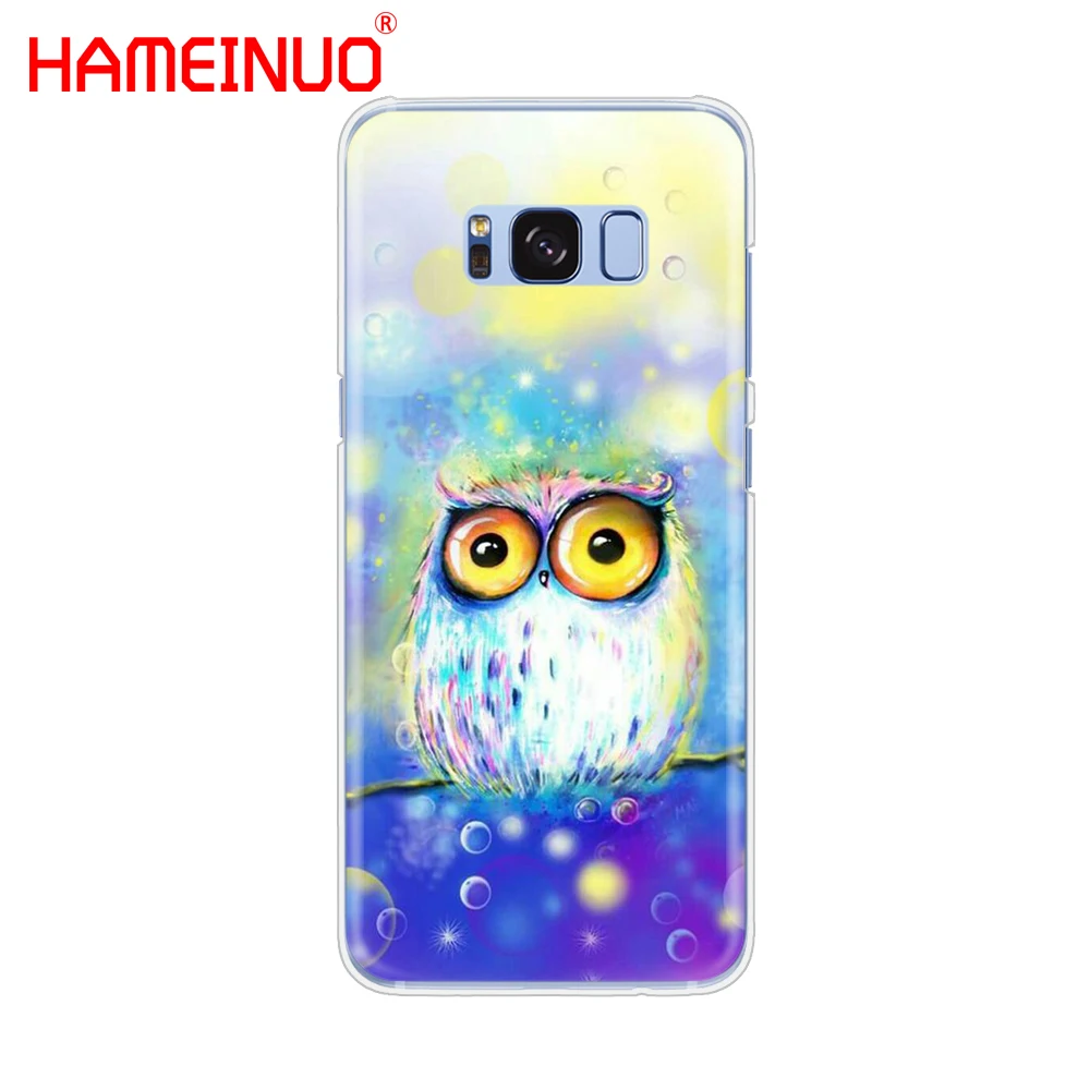 HAMEINUO милые совы мультфильм сотовый телефон чехол для Samsung Galaxy S9 S7 edge PLUS S8 S6 S5 S4 S3