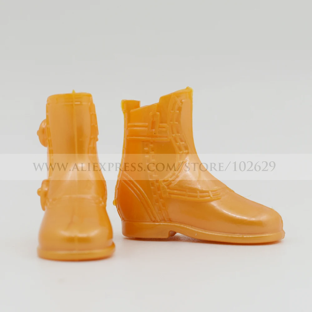 Золотые игрушечные сапожки обувь для 30 см мужские куклы Barbiee Kenn 1 пара 2 шт.