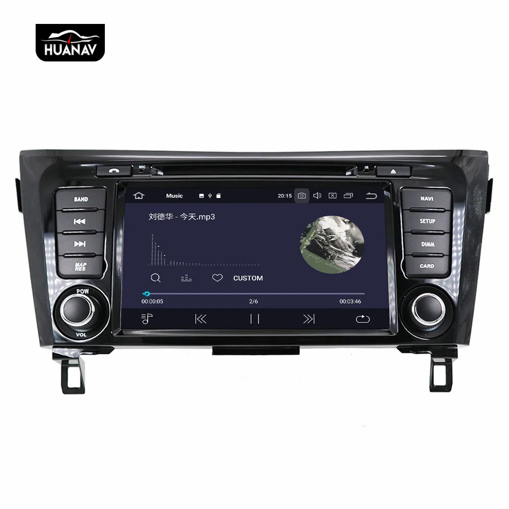 Автомобильный DVD-плеер DSP Android 9 для Nissan Qashqai Dualis Rouge 2013 Автомобильная GPS-навигация
