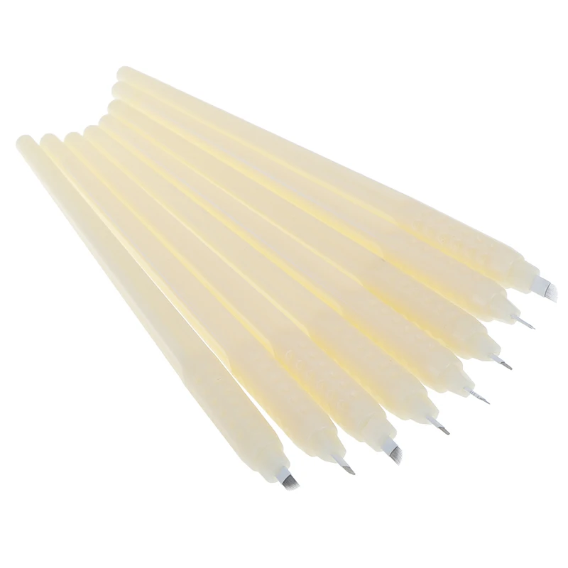 1 шт. татуаж Перманентная татуировка бровей Макияж ручная Ручка U лезвия ресницы