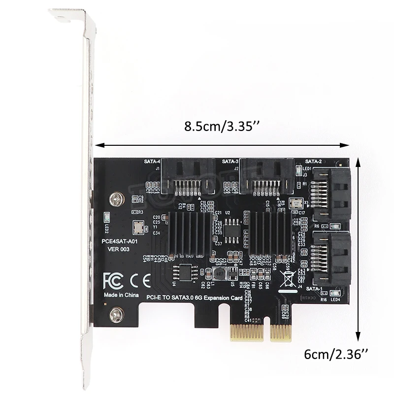 PCI e PCIE SATA карта PCI-E адаптер PCI Express SATA3.0 конвертер 4-Порты и разъёмы SATA III 6 г расширения карты контроллера адаптер IPFS