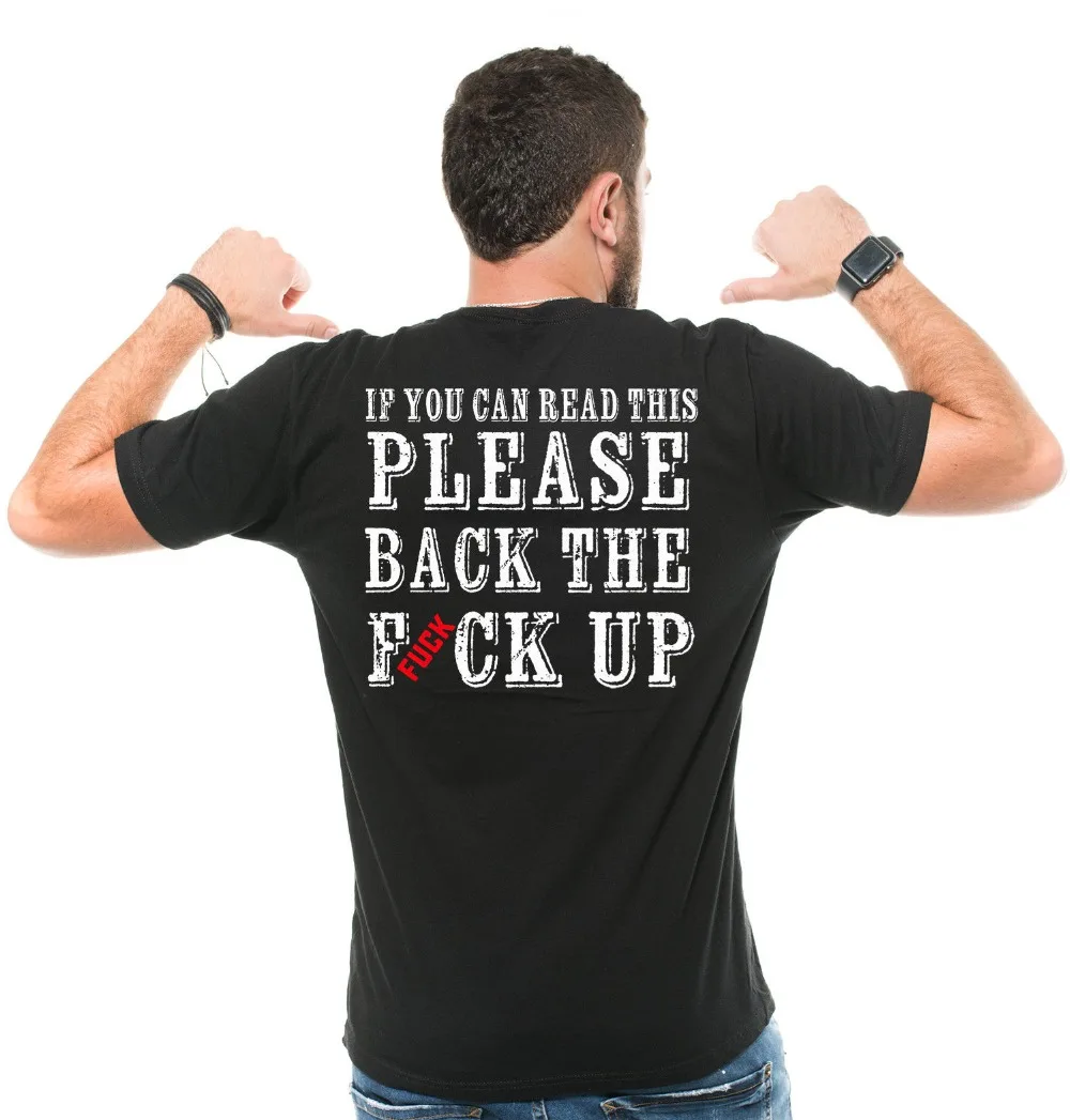 Мотоциклетная футболка F * Ck Up футболки для мотоцикла подарок байкеров