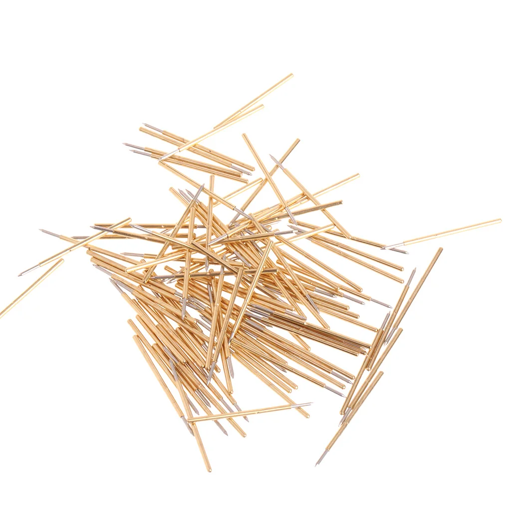 100 Pcs Spring Test Probe Pogo Pin P50-B1 Dia 0.5mm Length 16.35mm #319 | Инструменты