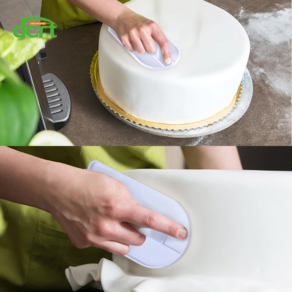 DCRT 1 шт. Инструменты для выпечки помадка Sugarcraft шпатели торта DIY пластиковые