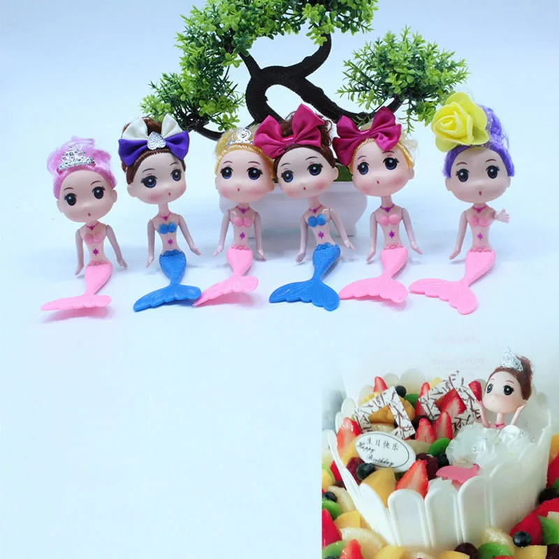 6 цветов водонепроницаемая кукла русалки для плавания детская игрушка девочек