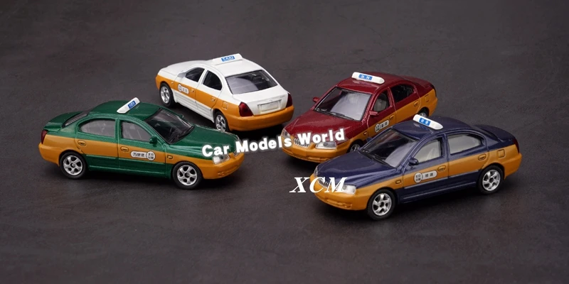 XCARTOYS набор из 4 моделей Игрушек Elantra Beijing такси 7-8 см (металлические и пластиковые