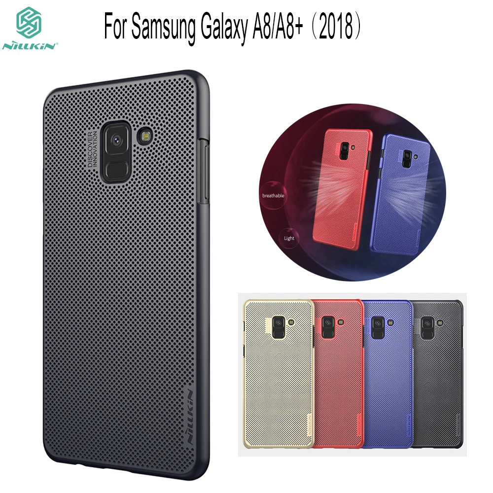 Для samsung A8 Plus чехол NILLKIN легкий теплоотвод чехол для телефона для samsung galaxy a8 чехол тонкий на ощупь