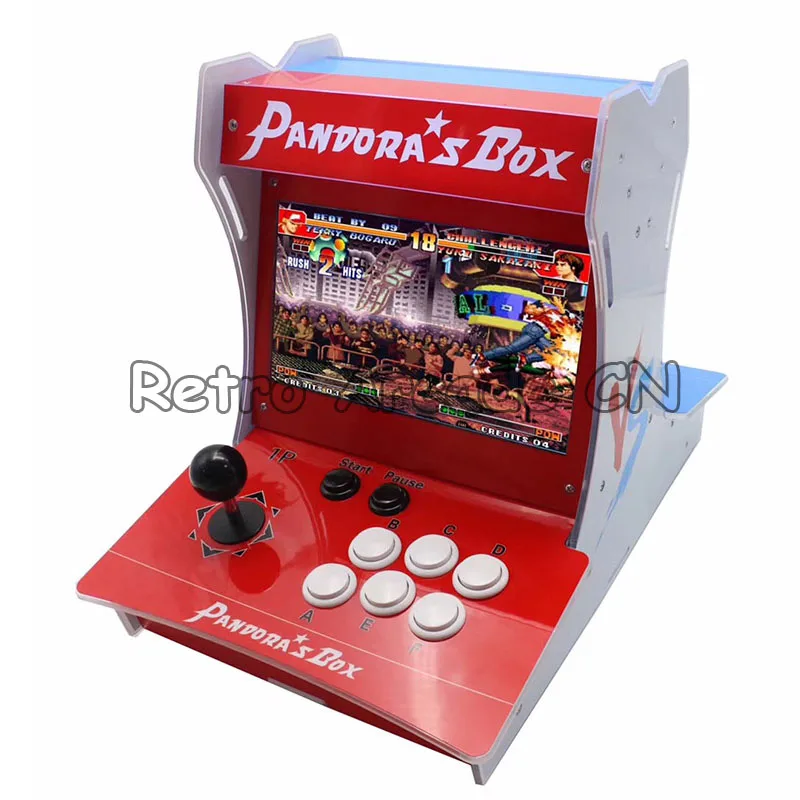 2 игрока 10,1 дюймов ретро мини аркадная машина со встроенным Pandora box 9 игровая доска Классическая 1500 В 1 PCB джойстик кнопки